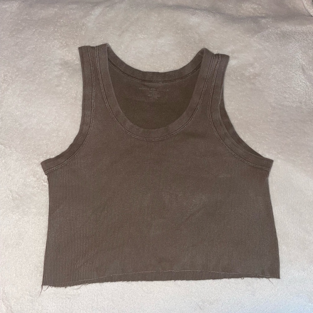 Brandy Melville Chocolate Brown Tank Top